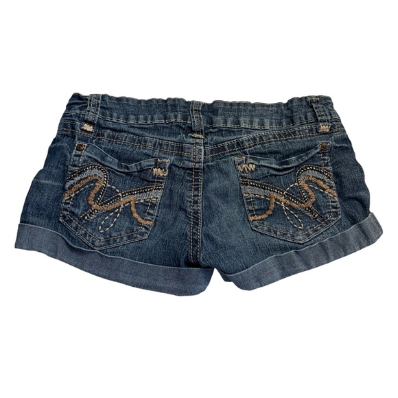 BUNDLE of Wallflower Jean Shorts 3 Size 3 Jrs Blue Denim Short Shorts Trio Set - Picture 13 of 16